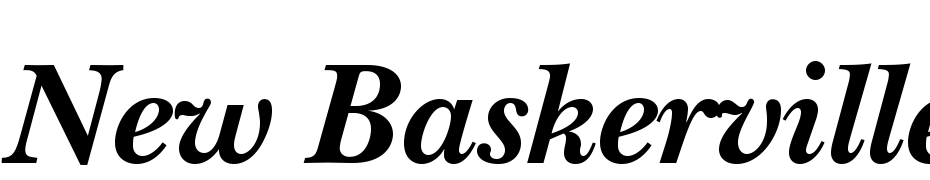 New Baskerville C Bold Italic Fuente Descargar Gratis